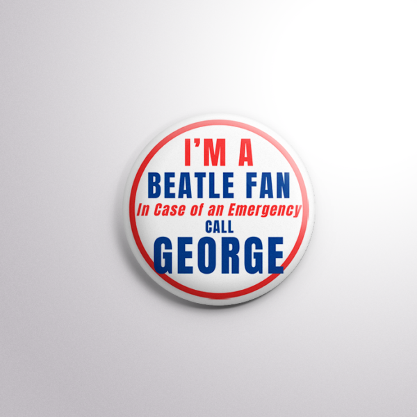 Botton In Case Of Emergency Call George 5.5cm