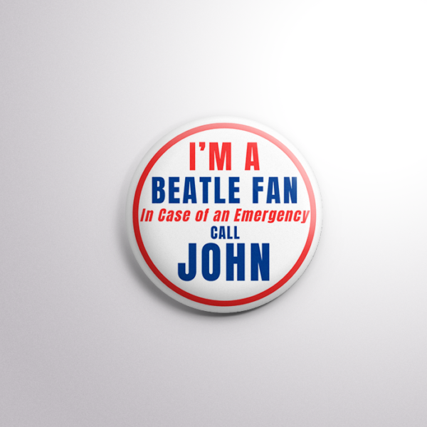 Botton In Case Of Emergency Call John 5.5cm
